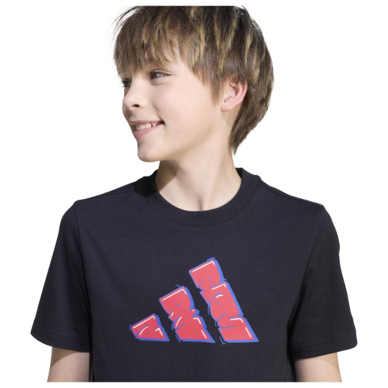 Adidas Παιδική κοντομάνικη μπλούζα Graffiti Graphic Tee Adidas Παιδική κοντομάνικη μπλούζα Graffiti Graphic Tee